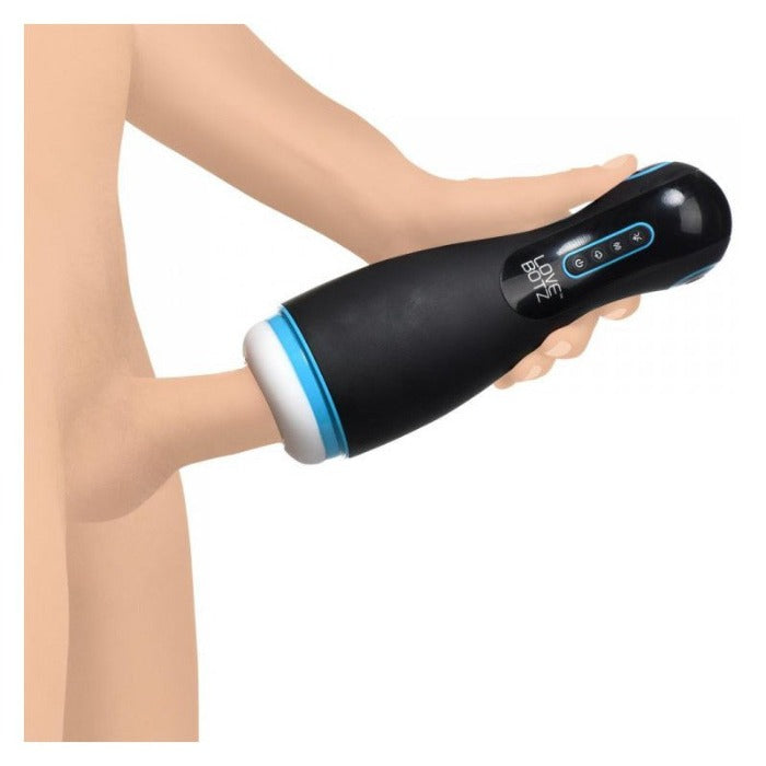 Lovebotz "Auto Milker" Extreme 16x Sucking Masturbator -Black
