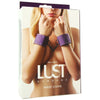 Lust Bondage Wrist Cuffs Purple