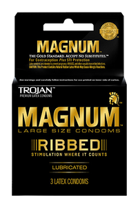 Trojan Magnum Ribbed Condoms