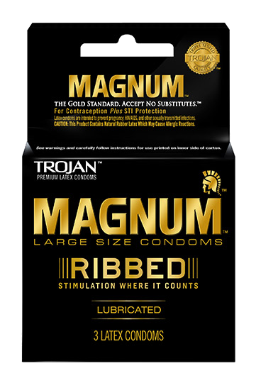 Trojan Magnum Ribbed Condoms