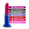 Blush Avant P8 ''Bi'' Pride Dildo