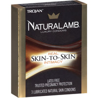 Trojan Naturalamb Skin 3 Pk Condoms