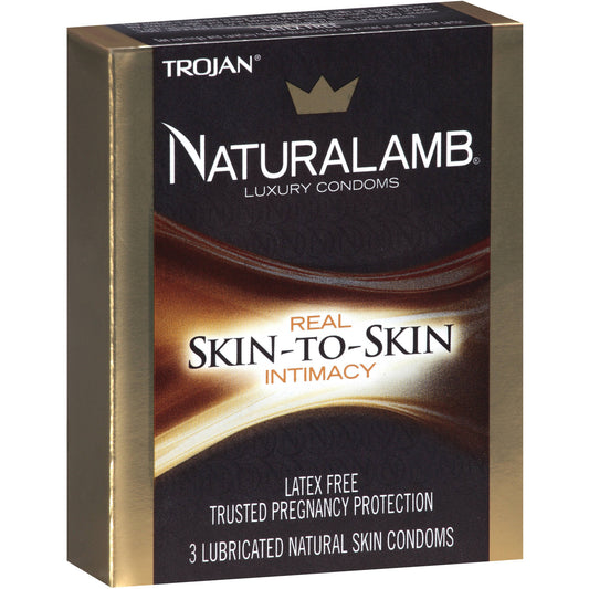 Trojan Naturalamb Skin 3 Pk Condoms