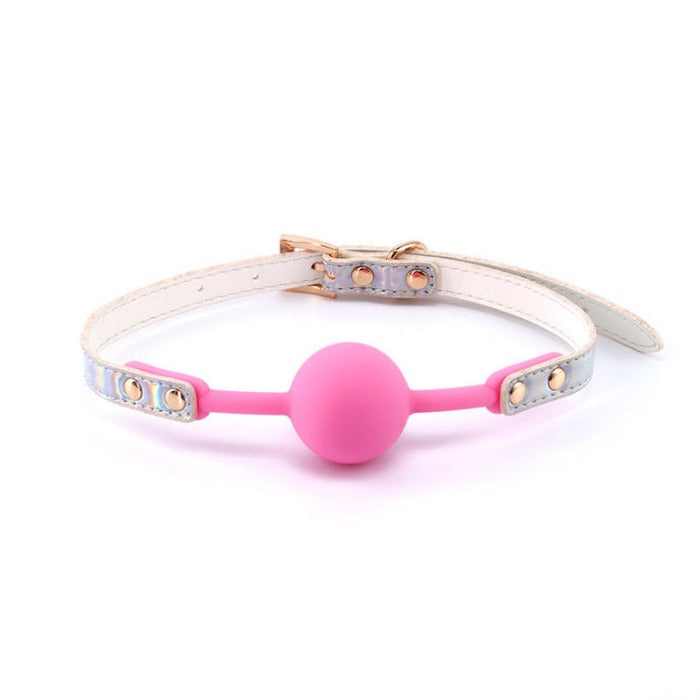 Cosmo "Holographic" Ball Gag -Pink