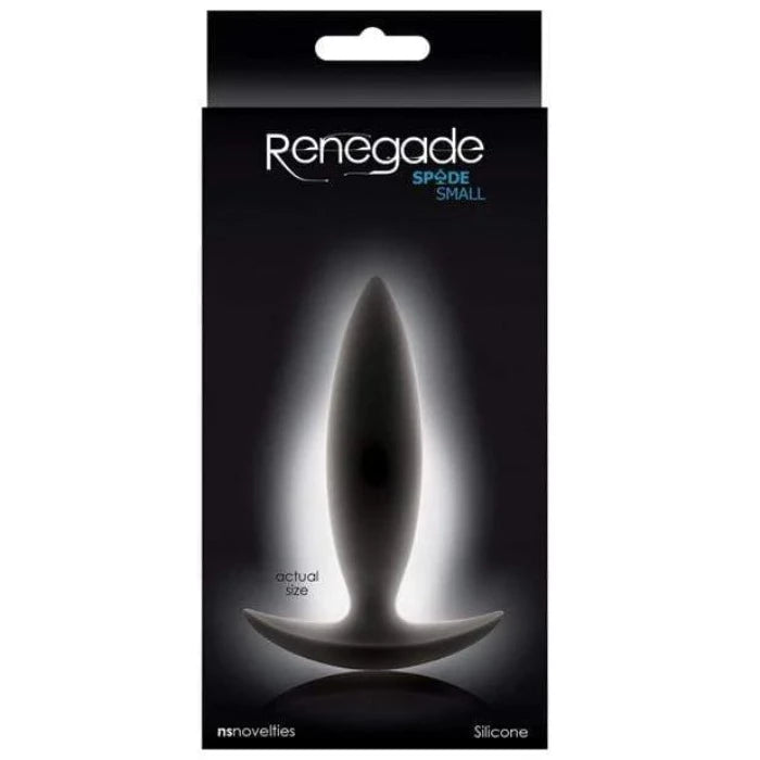 Renegade Spade Silicone Anal Plug -Small