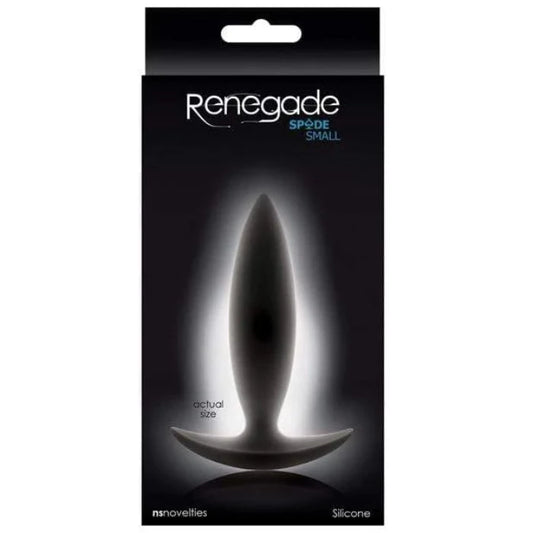Renegade Spade Silicone Anal Plug -Small