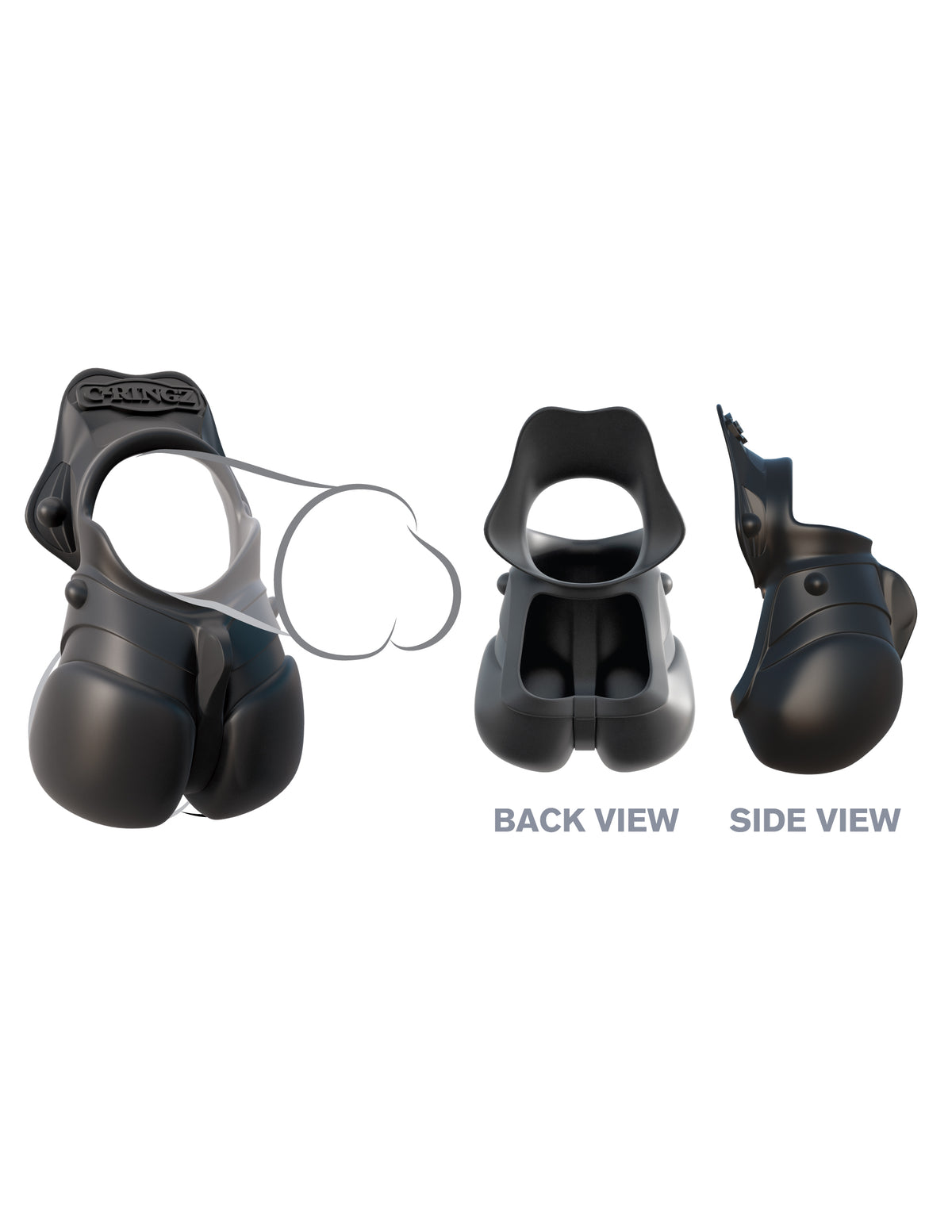 C-Ringz "Rock Hard" Ball Banger -Blk