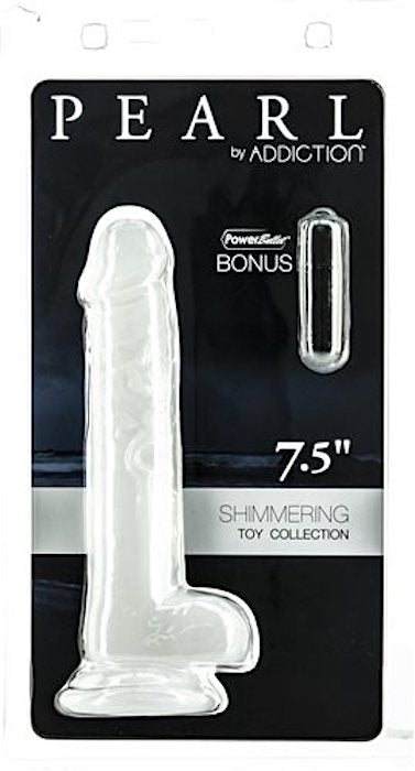 Addiction "Pearl" 7.5" Shimmering Dildo