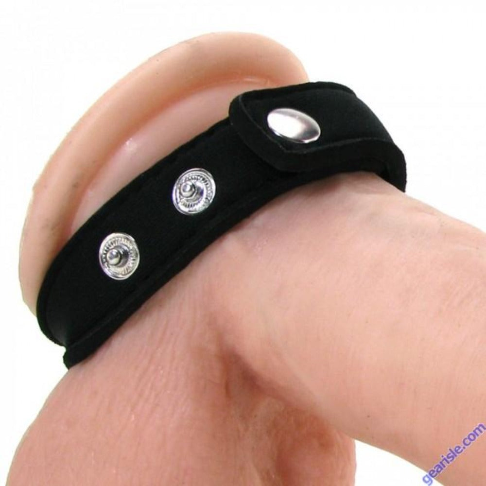 Perfect Fit 'Neoprene' Snap C/Ring -Black