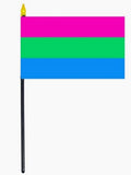 ''Polysexual'' Pride -Stick Flag 12 x 18''