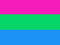 ''Polysexual'' Pride Flag -Sticker 3''x 5''