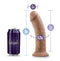 Au Naturel 8 Inch Dildo in Mocha