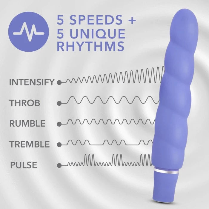 Luxe "Anastasia" Vibrator -Periwinkle