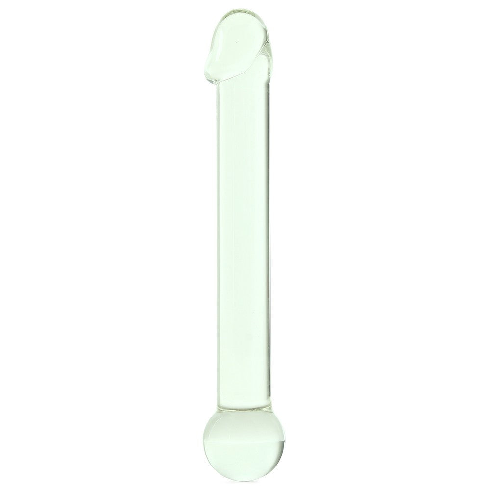 Gläs 7" Realistic Head Glass Dildo
