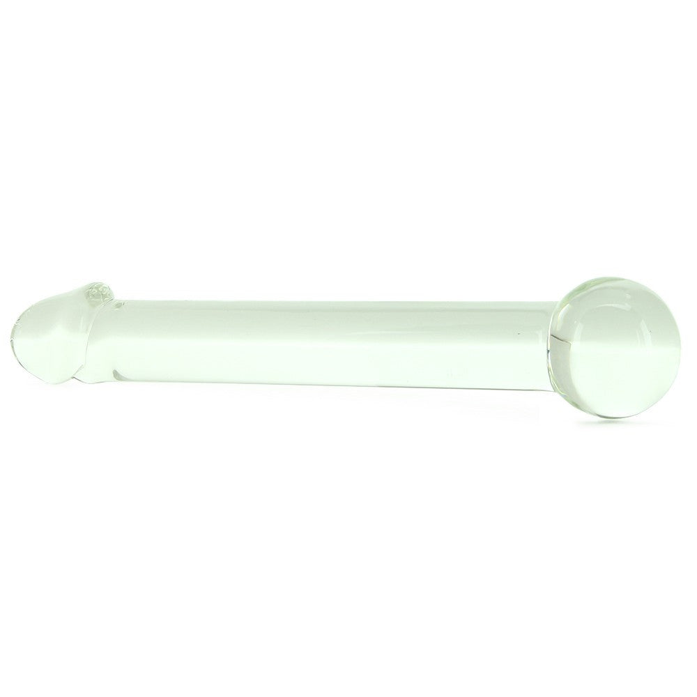 Gläs 7" Realistic Head Glass Dildo