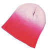 KNP Gradual Dip-Dye Acrylic Toque Red/Pink