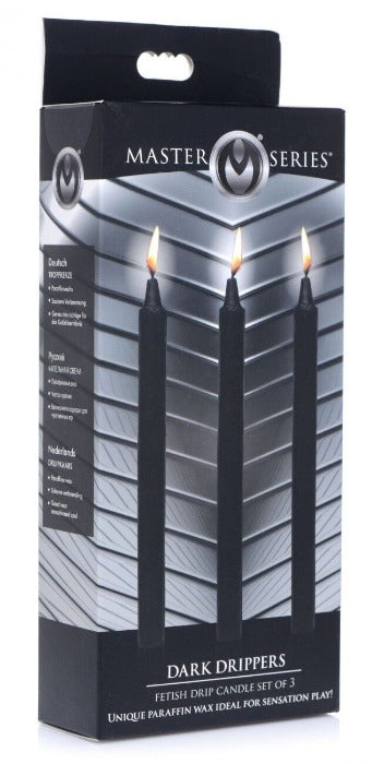 MS 'Dark Drippers' Fetish Candles 3 Pack