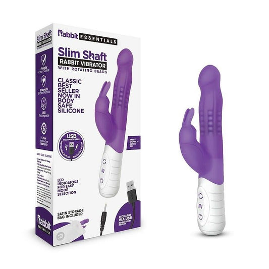 Rabbit Essentials "Slim Shaft" -Purple