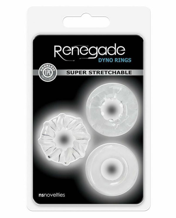 Renegade "Dyno" Cock Rings -Clr