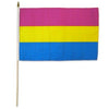 ''Pansexual'' Pride -Stick Flag 12 x 18 in