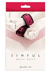 Sinful Vinyl &quot;Wrist&quot; Cuffs -Pink
