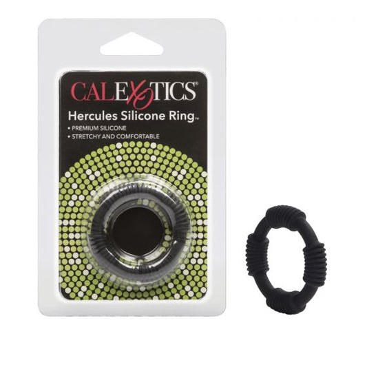 Adonis "Hercules" Silicone Ring -Blk