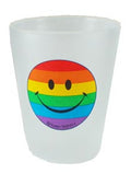 Rainbow Smiley Shot Glass
