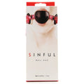 Sinful Ball Gag Red