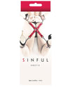 Sinful Hogtie Red