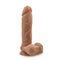 Au Naturel 9.5 Inch Dildo in Mocha