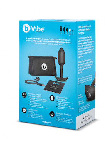 B-Vibe Snug Plug Medium -Black