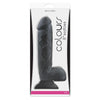 Colours 8&quot; Softies Dildo -Black