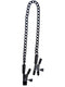 Alligator Tip ''Link Chain'' Clamps -Black