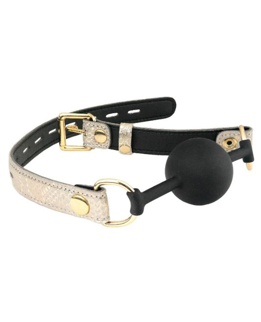Spartacus "Interchangeable" Ball Gag Black/White