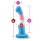 Blush Avant P2 Trans Pride Dildo