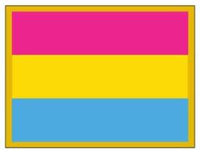 ''Pansexual'' Pride Flag -Lapel Pin