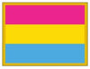 ''Pansexual'' Pride Flag -Lapel Pin