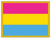 ''Pansexual'' Pride Flag -Lapel Pin