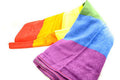 Rainbow Striped Beach Towel
