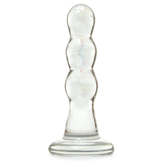 Gläs Triple Play Beaded Butt Plug