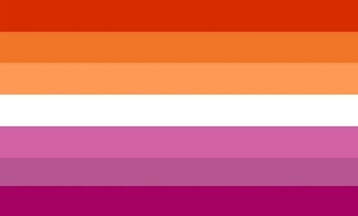 ''Lesbian Sunset'' Pride Flag 3 x 5 ft