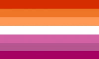 ''Lesbian Sunset'' Pride Flag 3 x 5 ft