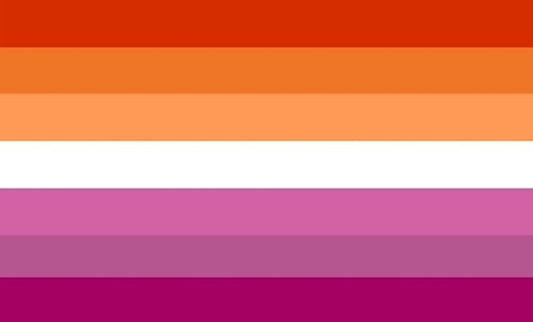 ''Lesbian Sunset'' Pride Flag 3 x 5 ft