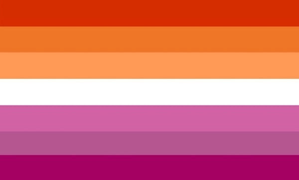 ''Lesbian Sunset'' Pride Flag 3 x 5 ft