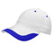 KNP U-Visor Chino Twill Cap White/Blue