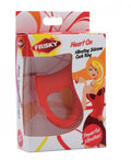 Frisky ''Heart On'' Vibe Cock Ring -Red